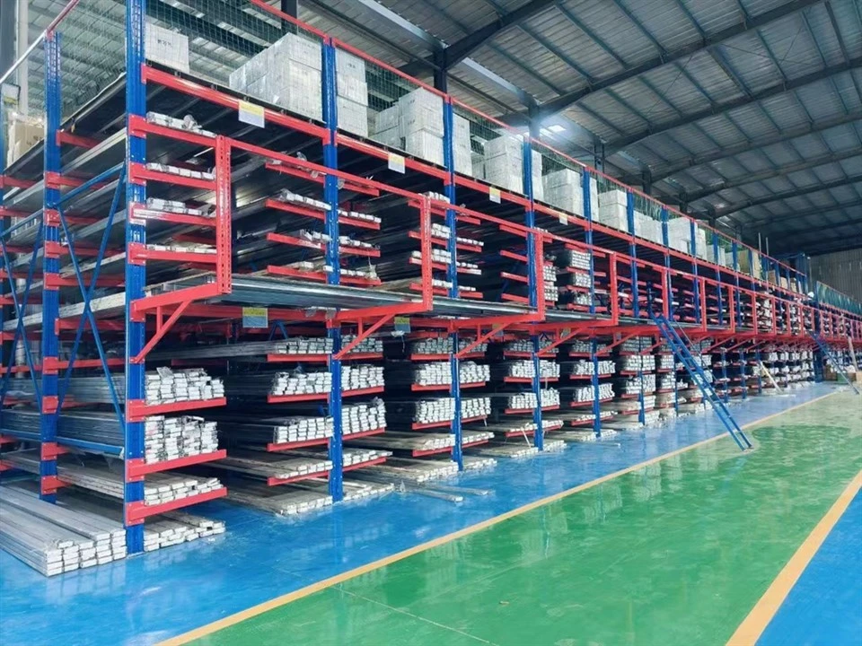 Double-level Aluminum Cantilever Rack Platform